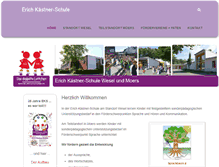 Tablet Screenshot of erich-kaestner-schule-wesel.de